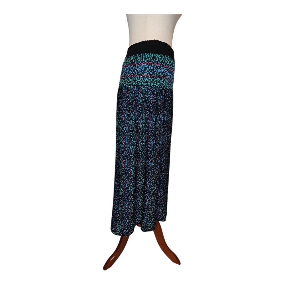 Brenda French Hand Loomed Midi Skirt Size 2 – Rayon – Retro - Vintage - Picture 3 of 12
